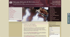 Desktop Screenshot of mccurrielaw.com