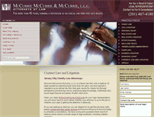 Tablet Screenshot of mccurrielaw.com